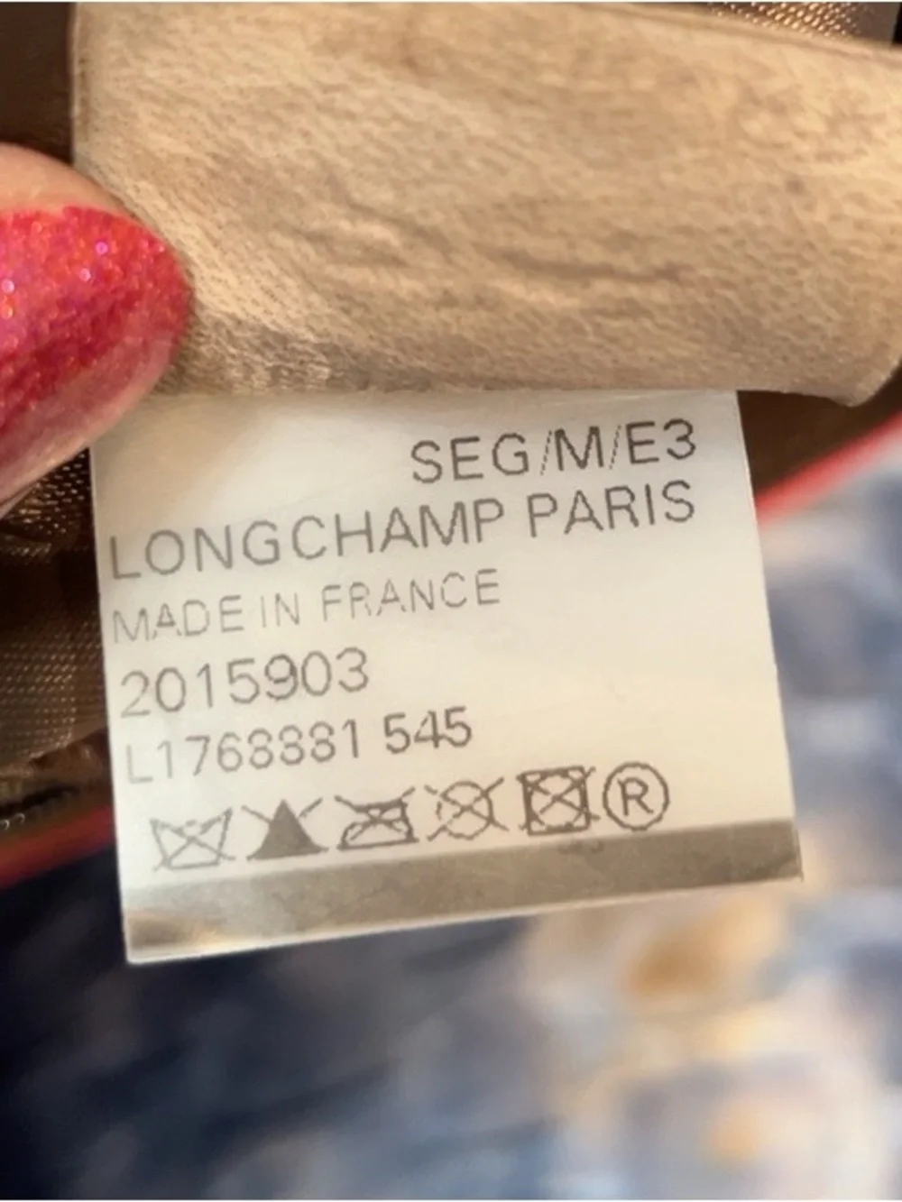 LONGCHAMP 3D MASSAÏ Red Leather Beaded Tassel Bag Made in France
